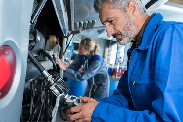 Contrôle technique d'un camping-car